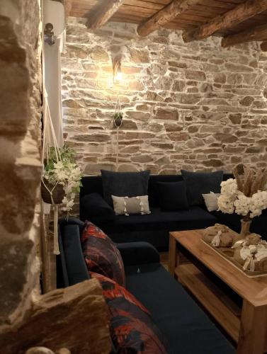 Posezení v ubytování Casa Lithari