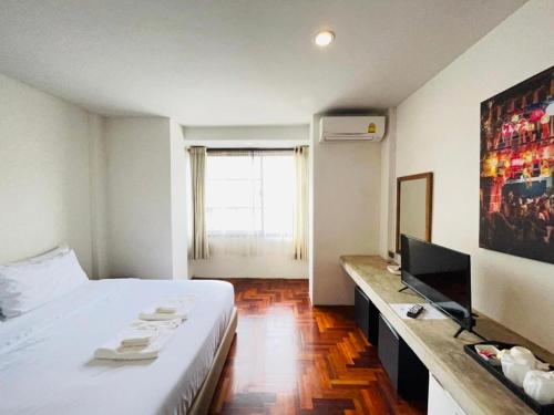 Ένα ή περισσότερα κρεβάτια σε δωμάτιο στο Baingern Living Place