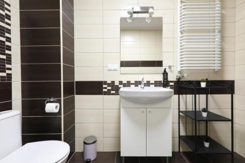 Kúpeľňa v ubytovaní Luxury Apartment Zablocie WiFi Air Conditioning
