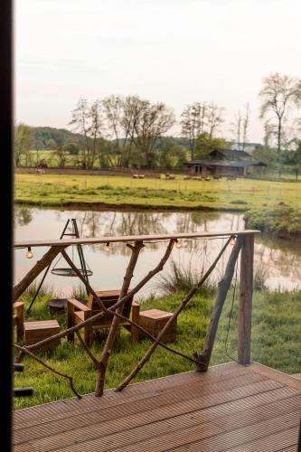 Paesaggio naturale nelle vicinanze of country house