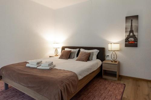 Posteľ alebo postele v izbe v ubytovaní Salt Orchid Apartments