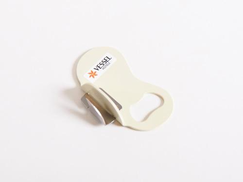 a white and silver object with a sticker on it at Vessel Hotel Kanda Kitakyushu Airport in Kanda