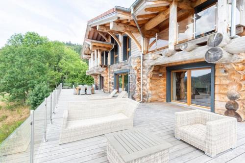 Merveille architectural en rondins chalet Whistler