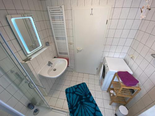 Vannituba majutusasutuses Wohnung Kranich 36