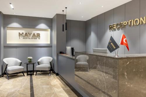 Ο χώρος του λόμπι ή της ρεσεψιόν στο Mayar Residence Hotel