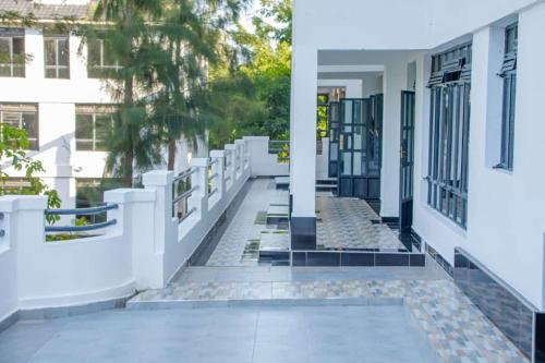 a view of the front of a building at The Loch Hotel Bondo in Bondo