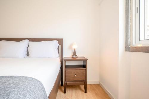Katil atau katil-katil dalam bilik di GuestReady - Grey pearl in Queluz