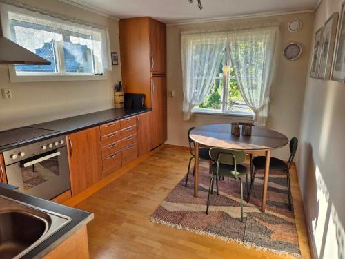 Kuchyň nebo kuchyňský kout v ubytování Apartment, Rekkedal Gjestegard - Sæbø
