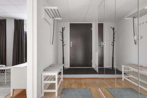 Postel nebo postele na pokoji v ubytování STORM studios