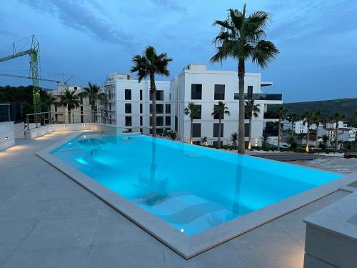 Kolam renang di atau dekat dengan Primosten Resort Sunhill Deluxe Apartment Lea