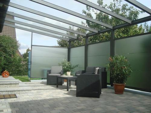 Taman di luar Ferienwohnung Waldfried