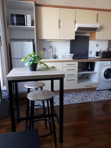 Appartement meublé dans ville agréable proche de Paris