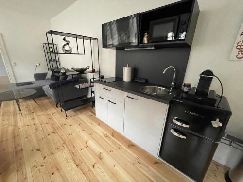 Η κουζίνα ή μικρή κουζίνα στο Linde18 bed&desk