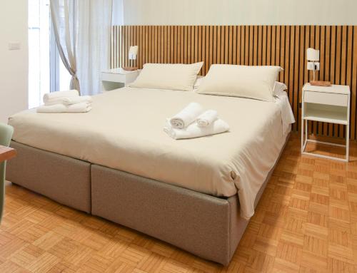 Кровать или кровати в номере B&B Casa Cimabue Roma
