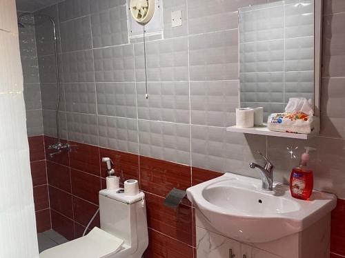 Phòng tắm tại Salem Wadi Rum Road