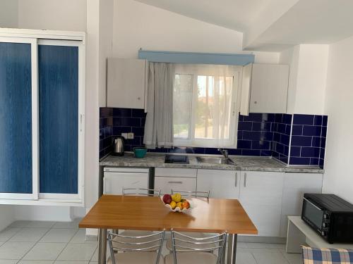 Η κουζίνα ή μικρή κουζίνα στο Χριστιάνα Hotel Apartments