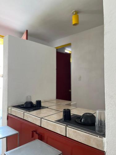 Dapur atau dapur kecil di INMOTEGA - Suites TG