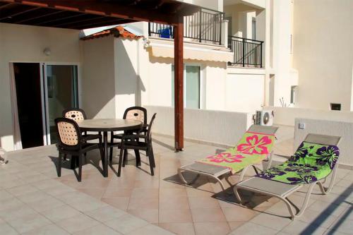 Balkón nebo terasa v ubytování EDEN Apartment