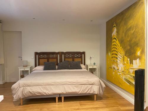 Postel nebo postele na pokoji v ubytování Precioso chalet a 15 min de Madrid