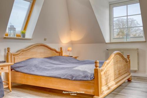 Postel nebo postele na pokoji v ubytování Wiesenweg W14
