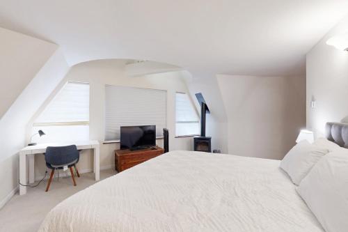 Ένα ή περισσότερα κρεβάτια σε δωμάτιο στο Chamonix Escape