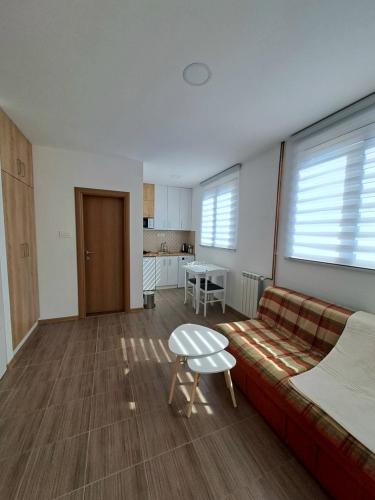 Kuchyň nebo kuchyňský kout v ubytování Studio apartman "Kutak DIVUS"