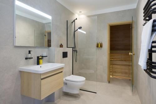 Koupelna v ubytování Esplanaadi Apartment with roof terrace