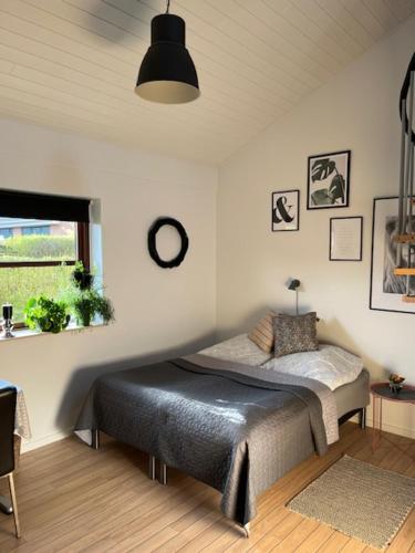 Postel nebo postele na pokoji v ubytování Driverhuset B&B