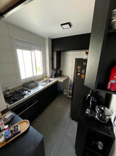 Dapur atau dapur kecil di APÊ próx ao PP, VILA E SOUL JOÃO