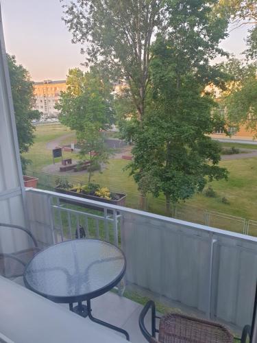 Κήπος έξω από το Jūrmalas apartamenti
