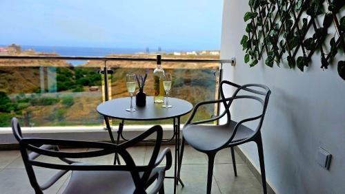 Ban công/sân hiên tại Appartement Cara do Mar