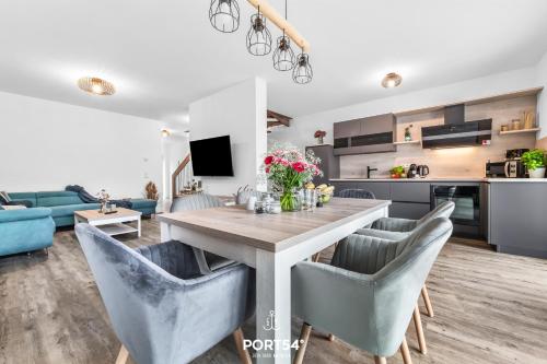Η κουζίνα ή μικρή κουζίνα στο Ferienhaus Meerheimat Fehmarn