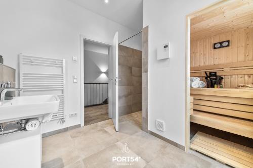 Koupelna v ubytování Ferienhaus Sonnenstein Fehmarn