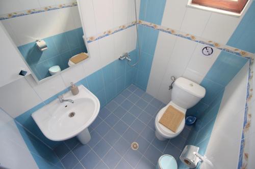 Koupelna v ubytování Ksamil City Center Villa