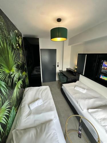 Katil atau katil-katil dalam bilik di EasyLiving Darmstadt