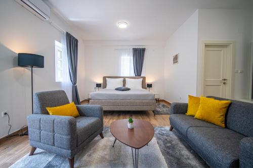 Posezení v ubytování Skala luxury rooms