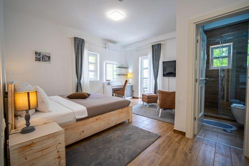 Posezení v ubytování Skala luxury rooms