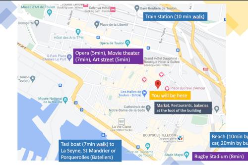 Photo de la galerie de l'établissement 400m du port, beau T2 entièrement rénové, à Toulon