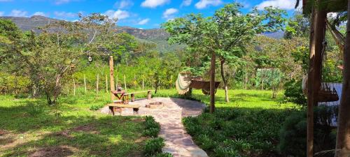 Vườn quanh Chalé Nosso Cantinho - Vale do Capão BA