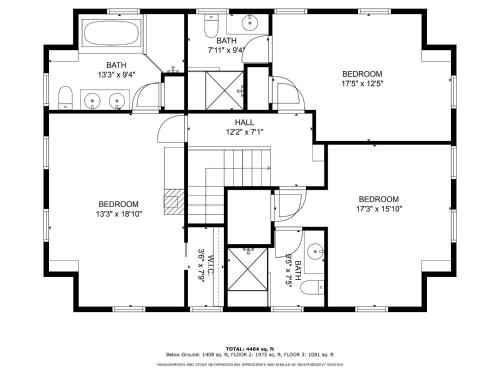 a floor plan of a house at 14 Hallet Lane Chatham Cape Cod - - Sand Simeon in Chatham