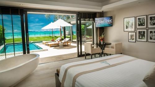 Nikki Beach Resort & Spa Koh Samui veya yakınında bir havuz manzarası