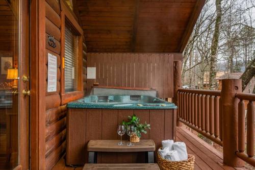 Log Cabin, Hot Tub, Fireplace, Pool Table & Views! photo 29