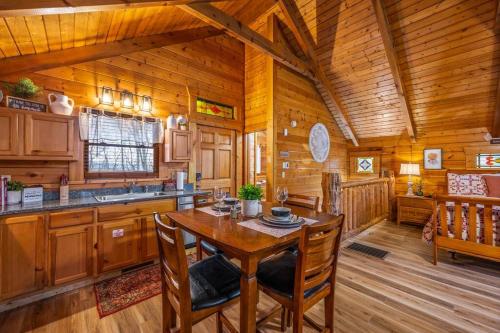 Log Cabin, Hot Tub, Fireplace, Pool Table & Views! photo 42