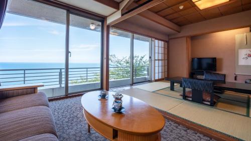 Landskap semula jadi dekat dengan ryokan
