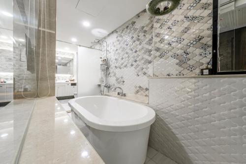 Han Yan Design Hotelにあるバスルーム