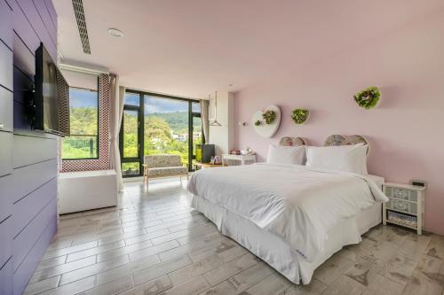Han Yan Design Hotelにあるベッド