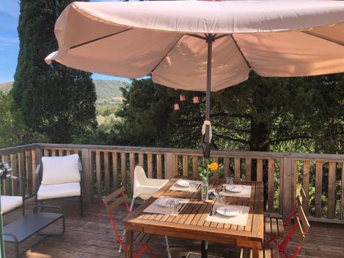 Balkón nebo terasa v ubytování Agriturismo La Casa delle Fate