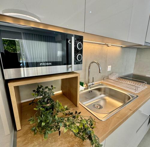Gallery image of Zoe Seafront Aprt in Siviri