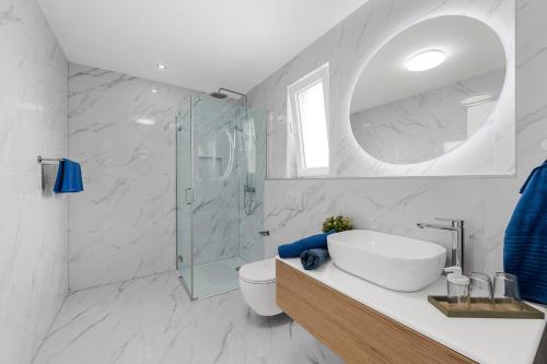 Phòng tắm tại Villa Magnolia Pirovac