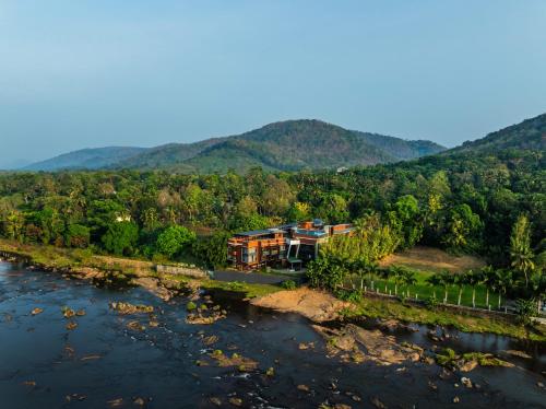 Landskap semula jadi dekat dengan resort